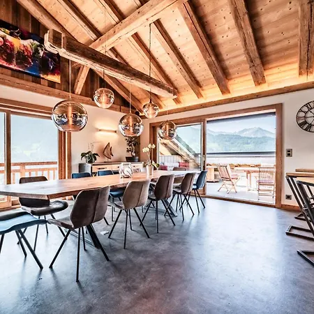 Familial Le Perray Alpine Lodge, Panoramic View Chalet *